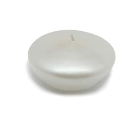 Zest Candle Zest Candle CFZ-076 3 in. Pearl White Floating Candles -12pc-Box CFZ-076